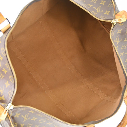 Louis Vuitton Keepall Monogram Canvas, Brown, Canvas, Travel Bag