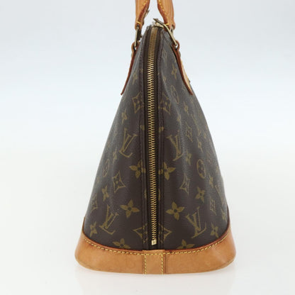 Louis Vuitton Alma Handbag Monogram Canvas, BROWN, CANVAS, Handbag
