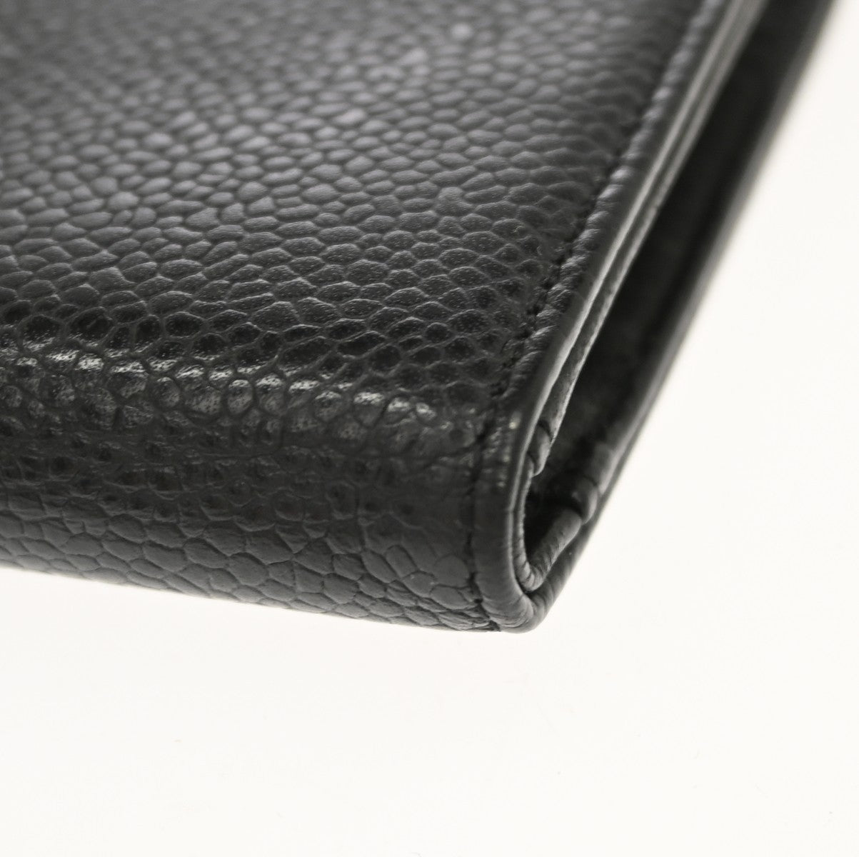 Chanel Timeless CC French Caviar, Black, Leather, Wallet