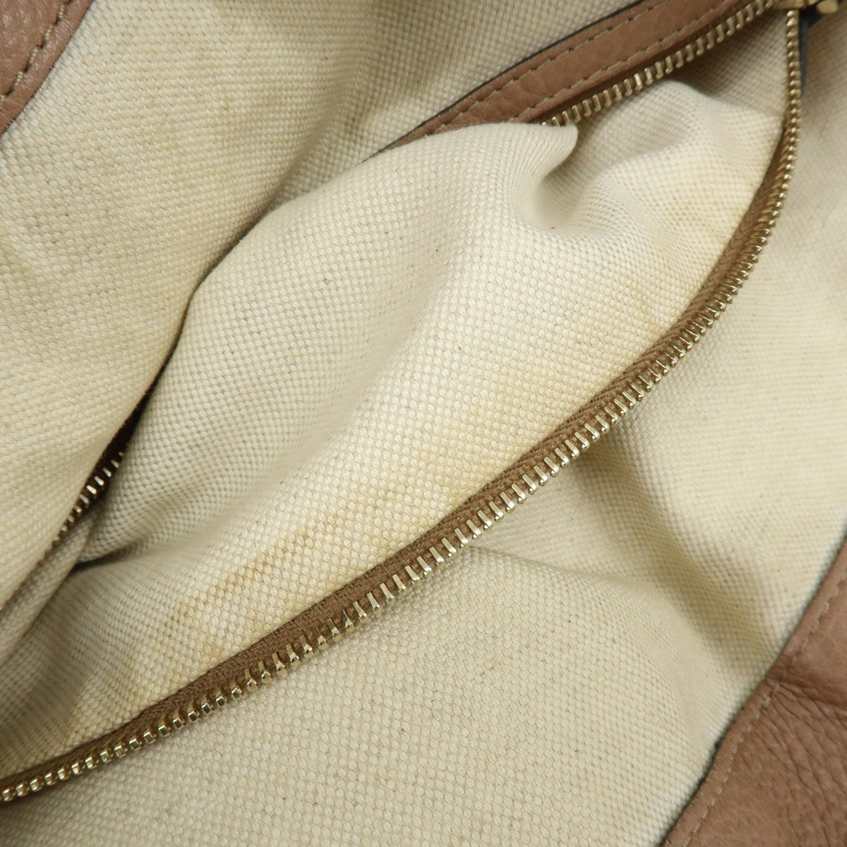 Gucci Bella Hobo Leather, Pink, Leather, Shoulder Bag