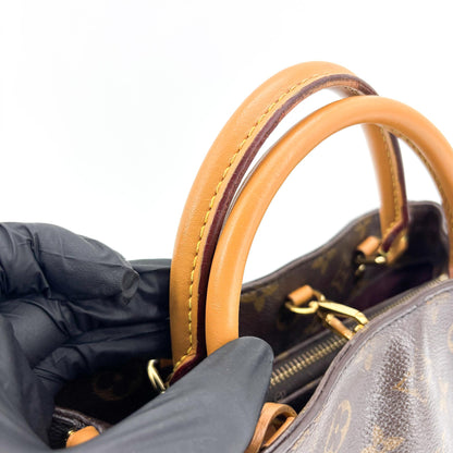 Louis Vuitton Montaigne Monogram Canvas, Brown, Canvas, Handbag