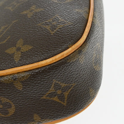 Louis Vuitton Pochette Gange Monogram Canvas, Brown, Canvas, Clutch