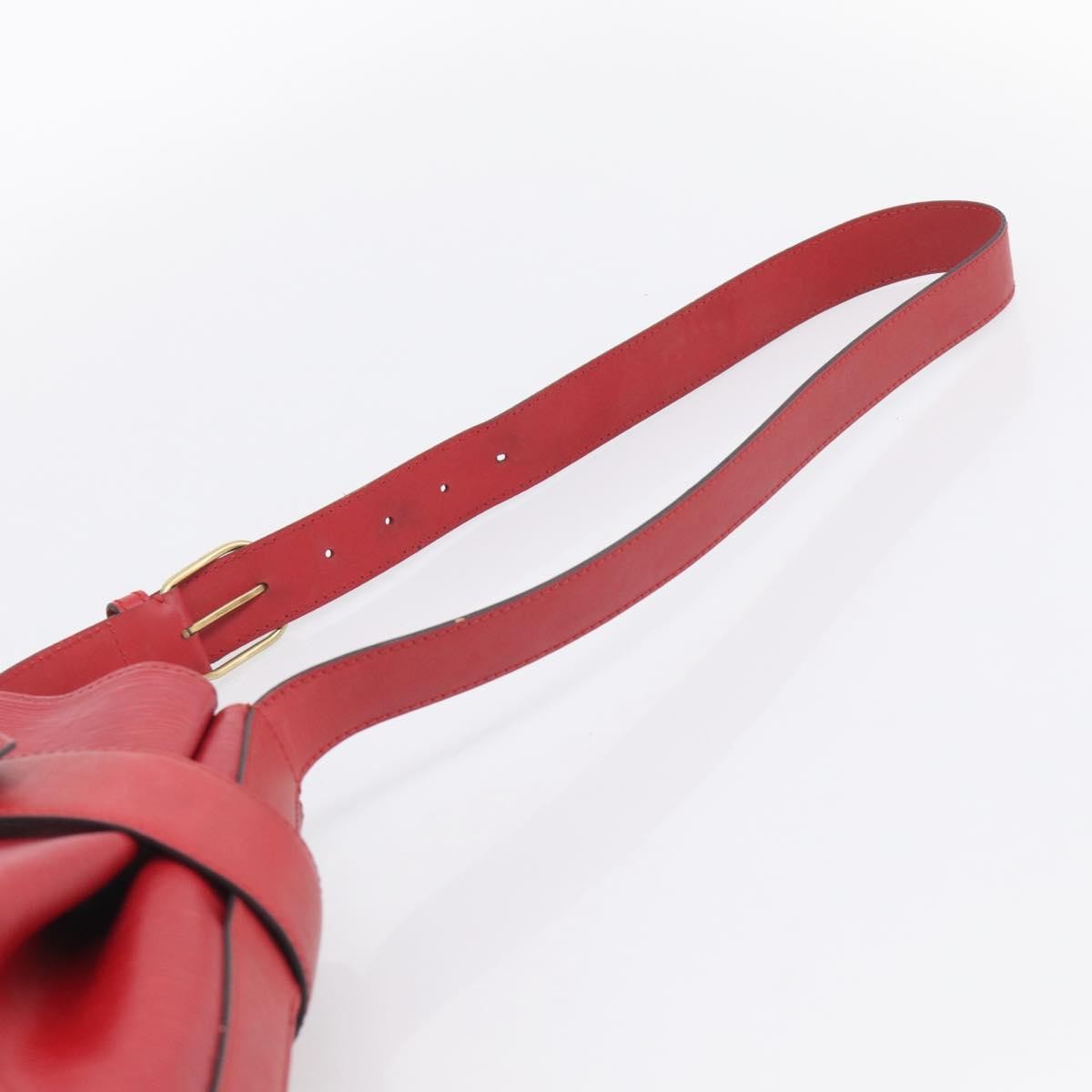 Louis Vuitton Vintage Sac d'Epaule Epi Leather, Red, Leather, Handbag