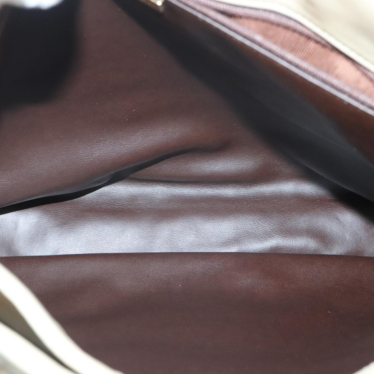 Bally Vintage Quilted Leather, Beige, Leather, Shoulder Bag