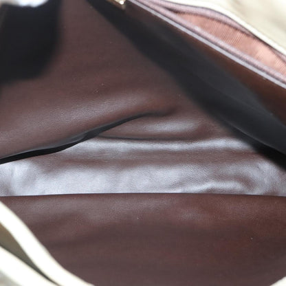 Bally Vintage Quilted Leather, Beige, Leather, Shoulder Bag