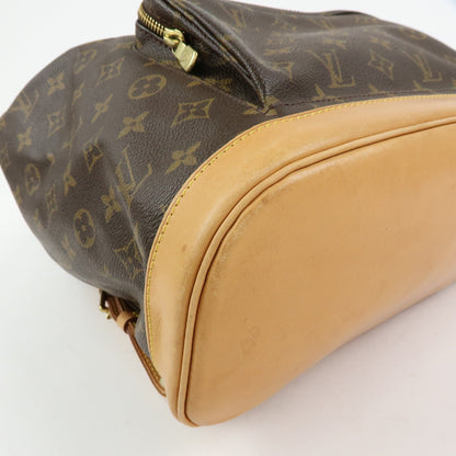 Louis Vuitton Vintage Montsouris Monogram Canvas, Brown, Canvas, Backpack