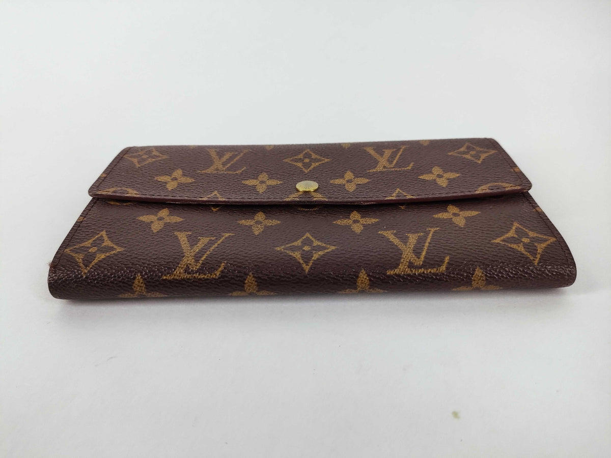 Louis Vuitton Sarah Monogram Canvas, Brown, Canvas, Clutch
