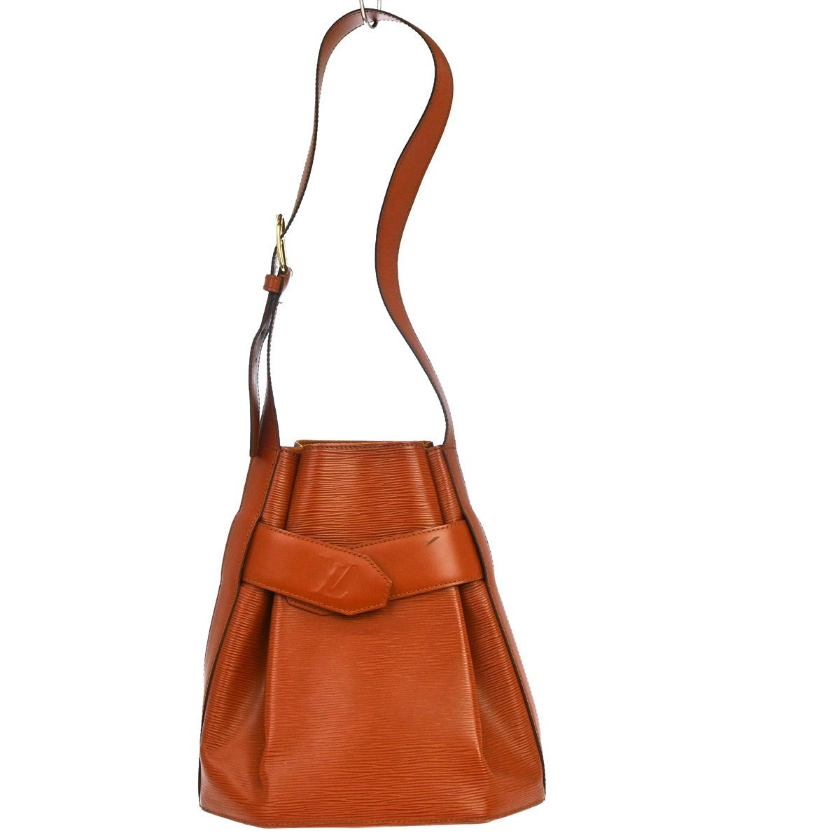 Louis Vuitton Vintage Sac d'Epaule Handbag Epi, Brown, Leather, Shoulder Bag