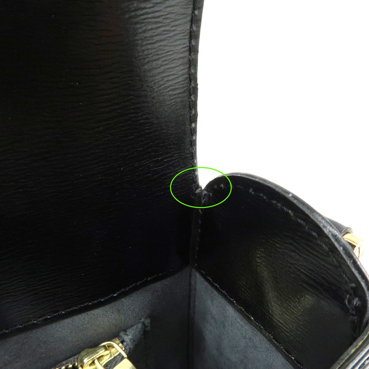 Louis Vuitton Buci Epi Leather, Black, Leather, Handbag
