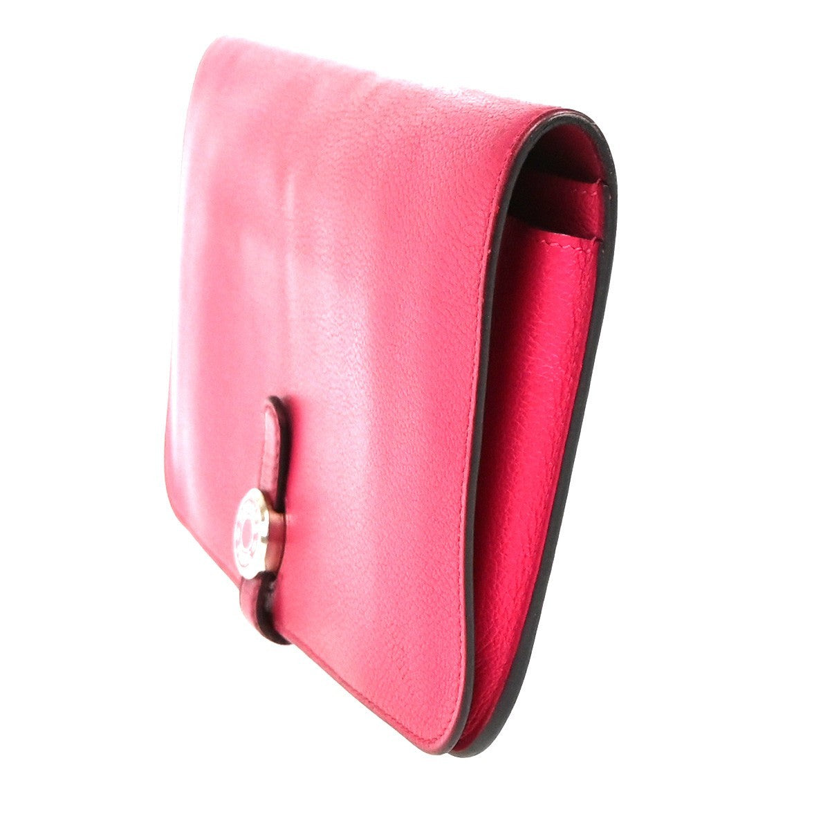 Hermes Dogon Duo Combined Leather, Pink, Leather, Wallet
