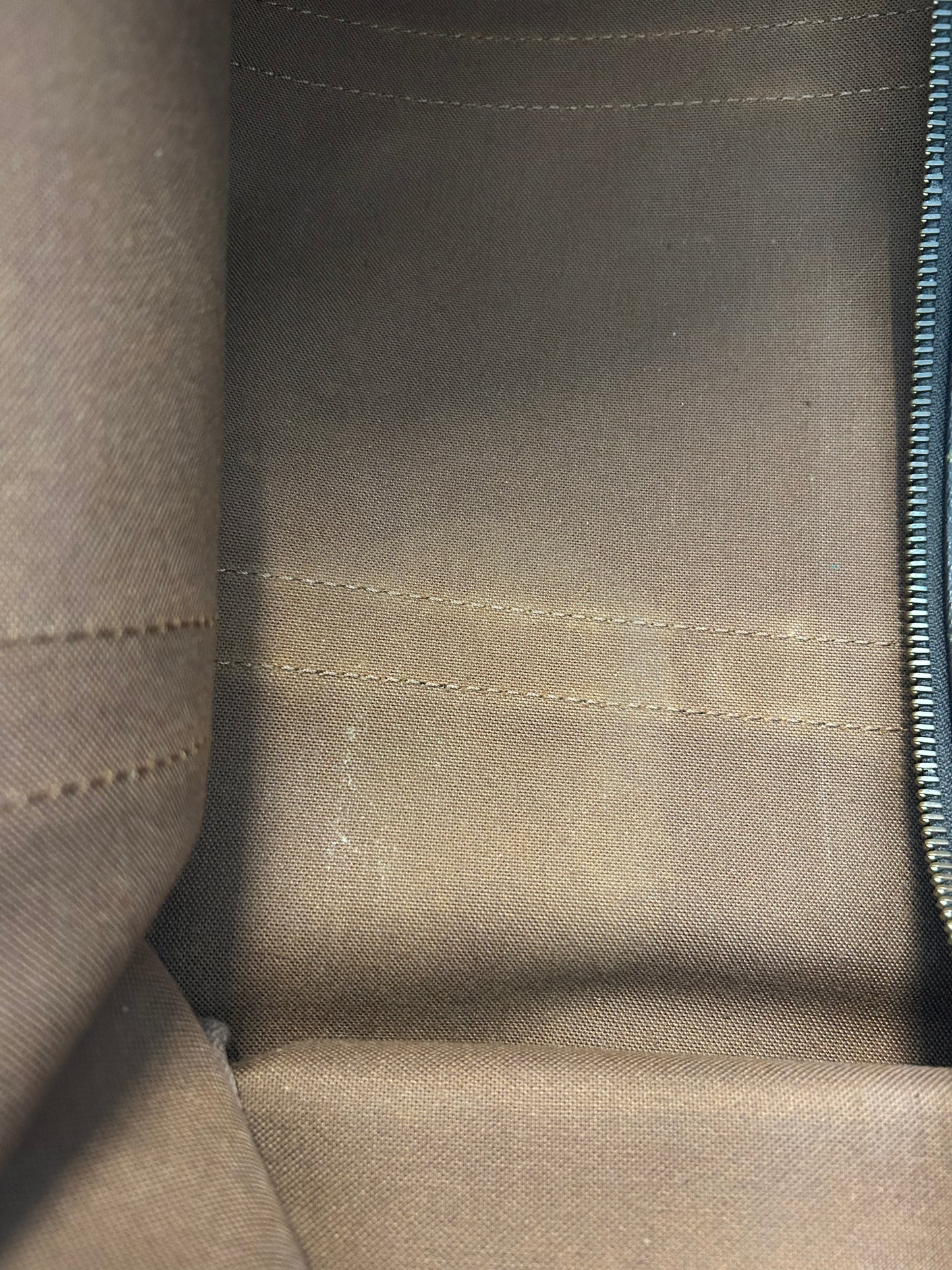 Louis Vuitton Keepall Monogram Canvas, Brown, Canvas, Travel Bag