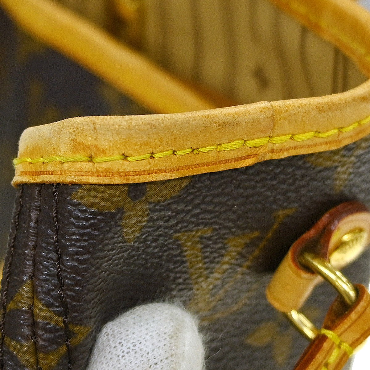 Louis Vuitton Neverfull Monogram, Brown, Canvas, Tote Bag