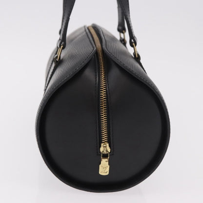 Louis Vuitton Soufflot Epi Leather, Black, Leather, Handbag