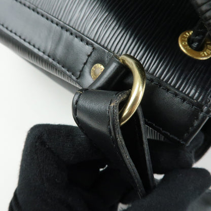 Louis Vuitton Noe Epi Leather, Black, Leather, Shoulder Bag