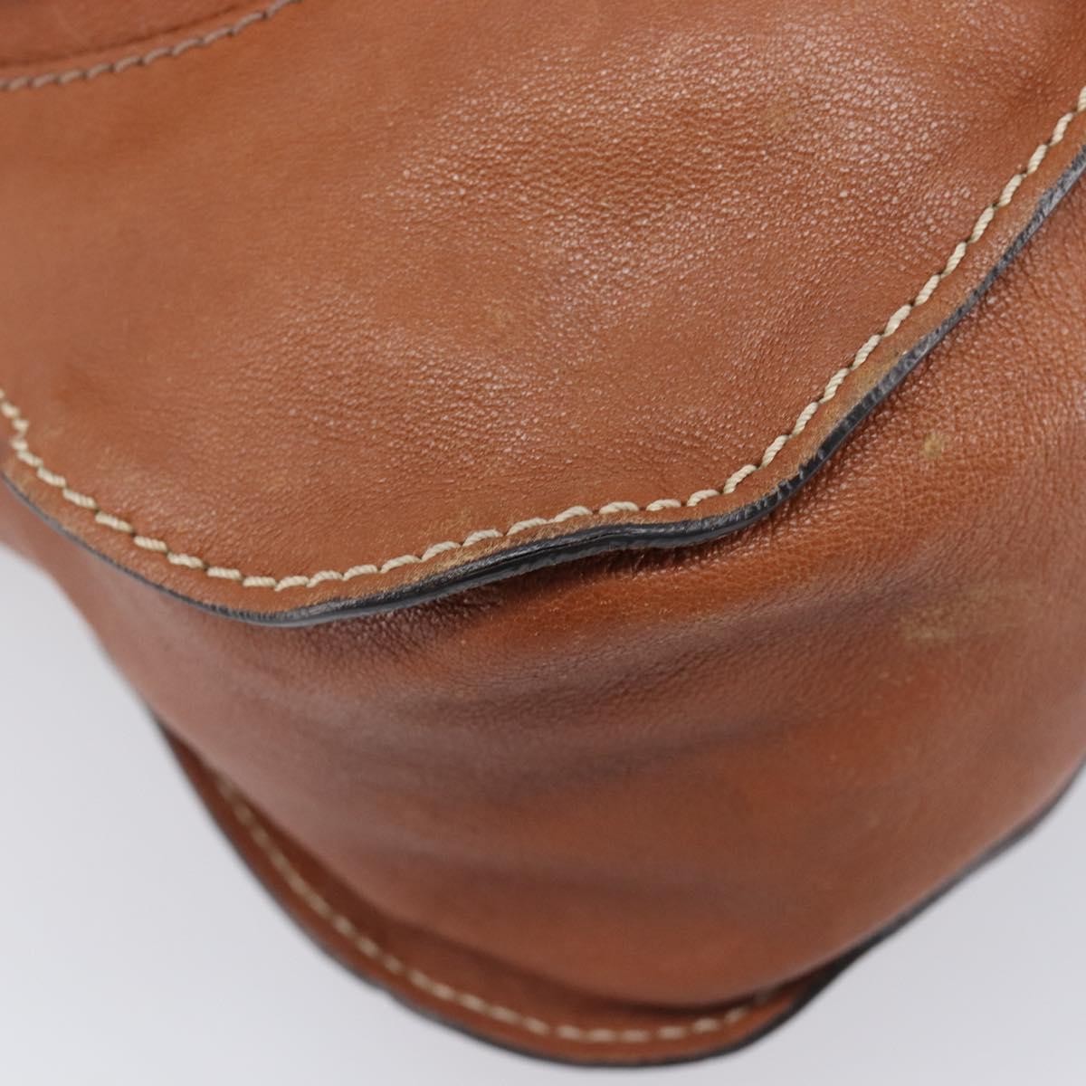 Chloe Marcie Satchel Leather, Brown, Leather, Handbag