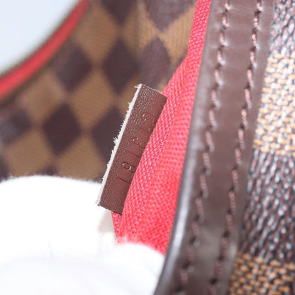 Louis Vuitton Bloomsbury Damier, Brown, Canvas, Handbag