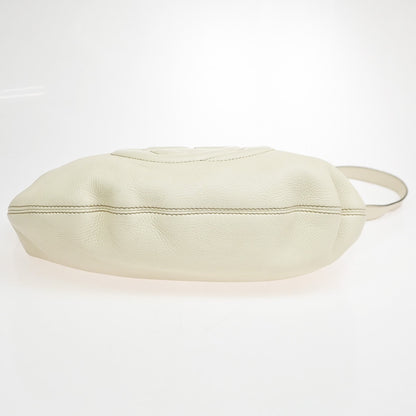 Gucci Soho Messenger Leather, White, Leather, Shoulder Bag