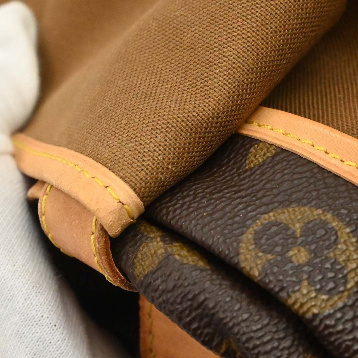 Louis Vuitton Saumur Monogram Canvas, Brown, Canvas, Shoulder Bag