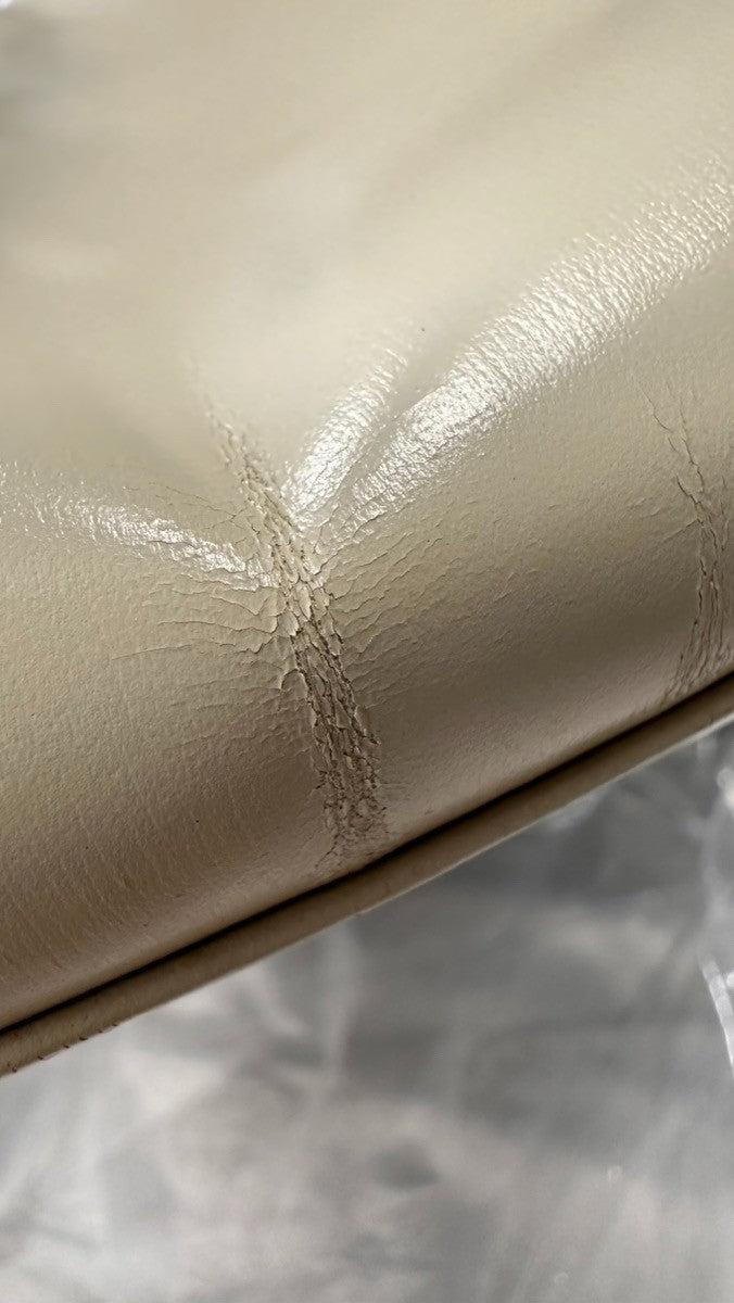 Loewe Tote Leather, White, Leather, Tote Bag