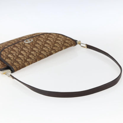 Christian Dior Vintage Trotter Canvas, Brown, Canvas, Shoulder Bag