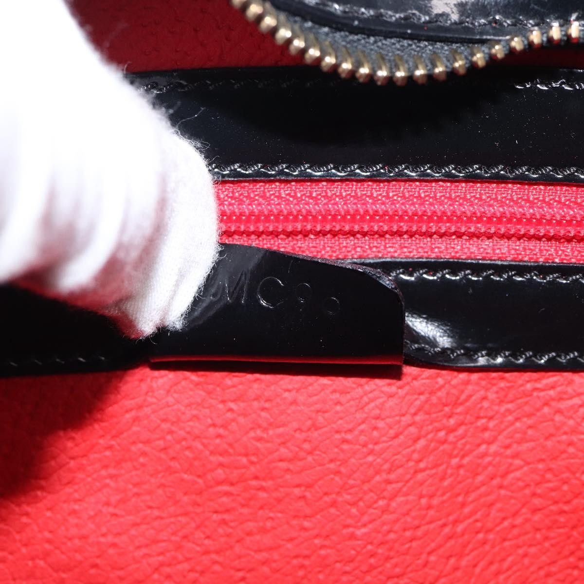 Celine Tote Leather, Black, Patent Leather, Tote Bag