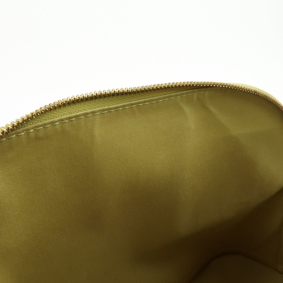 Louis Vuitton Alma Monogram Vernis, Green, Patent Leather, Handbag