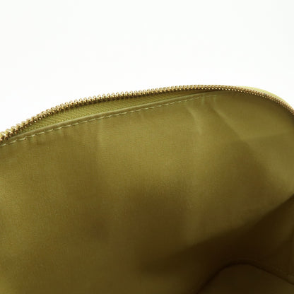 Louis Vuitton Alma Monogram Vernis, Green, Patent Leather, Handbag