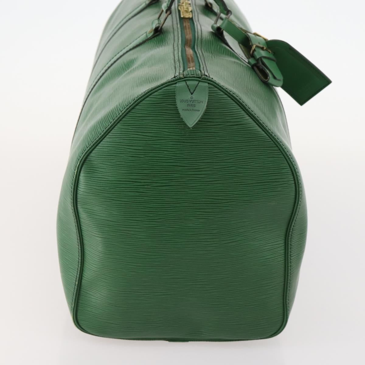 Louis Vuitton Keepall Epi Leather, Green, Leather, Travel Bag