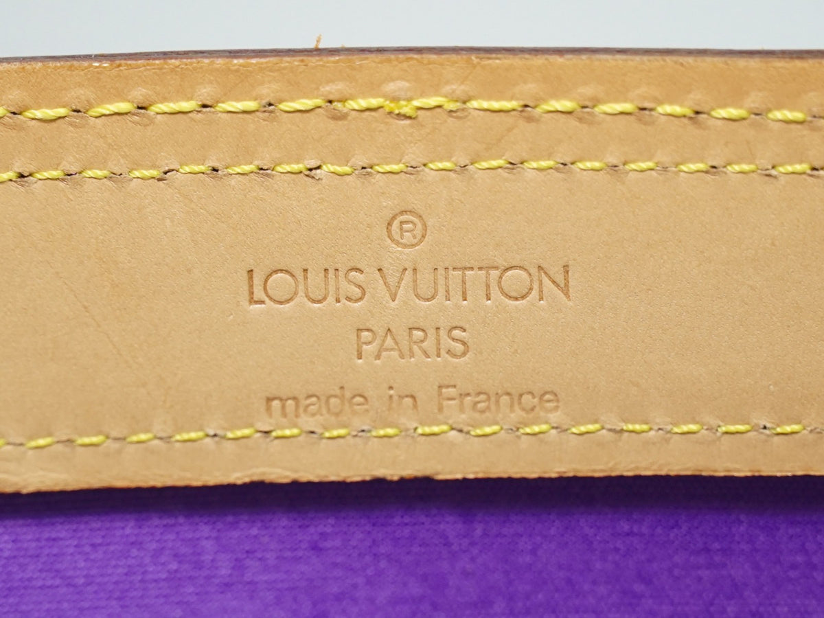 Louis Vuitton Stanton Monogram Vernis, Purple, Leather, Tote Bag