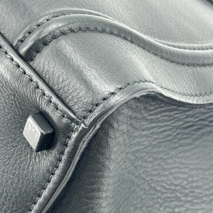 Celine Luggage Smooth Leather, Black, Leather, Handbag