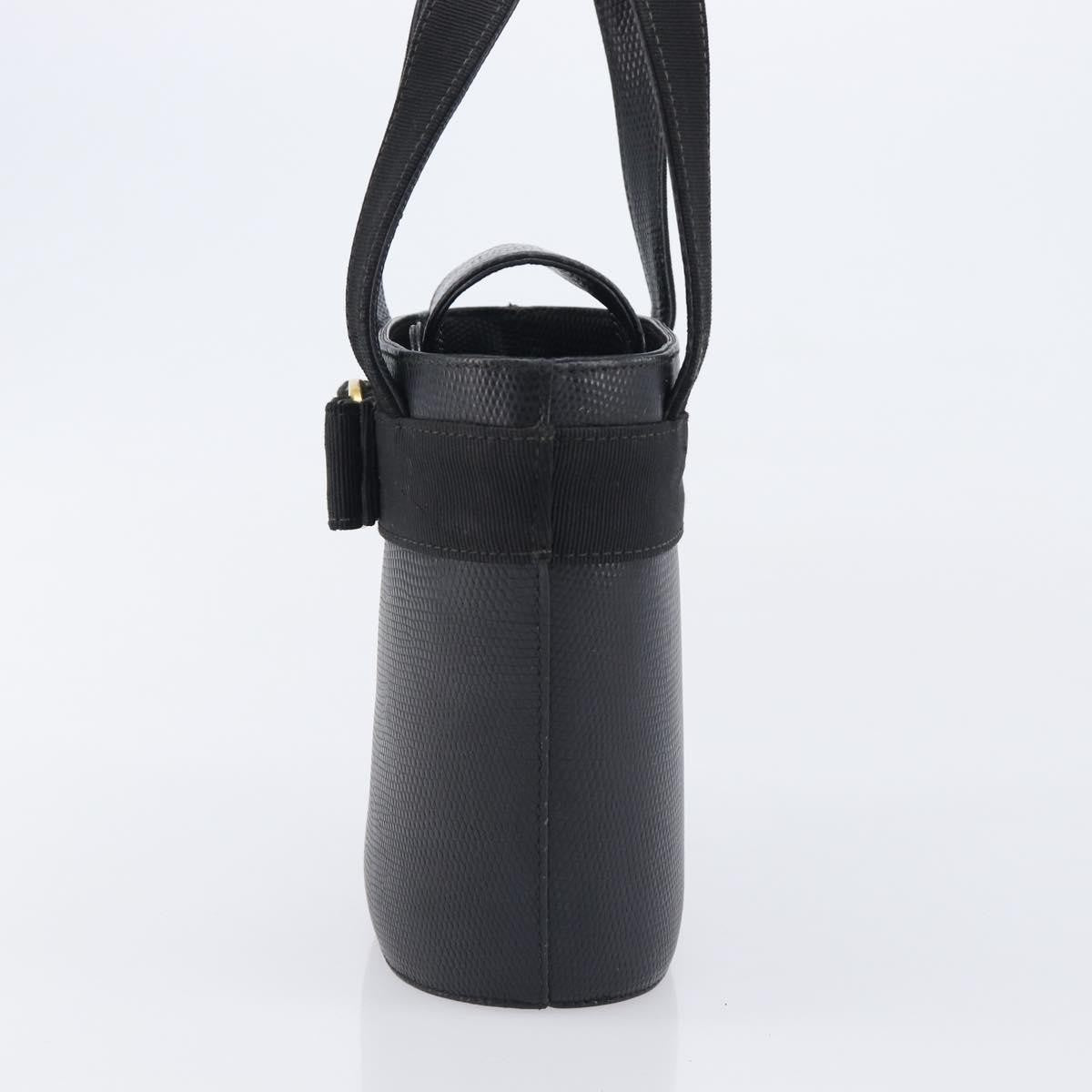 Salvatore Ferragamo Vara Bow Leather, Black, Leather, Crossbody Bag