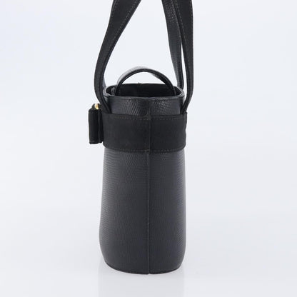 Salvatore Ferragamo Vara Bow Leather, Black, Leather, Crossbody Bag