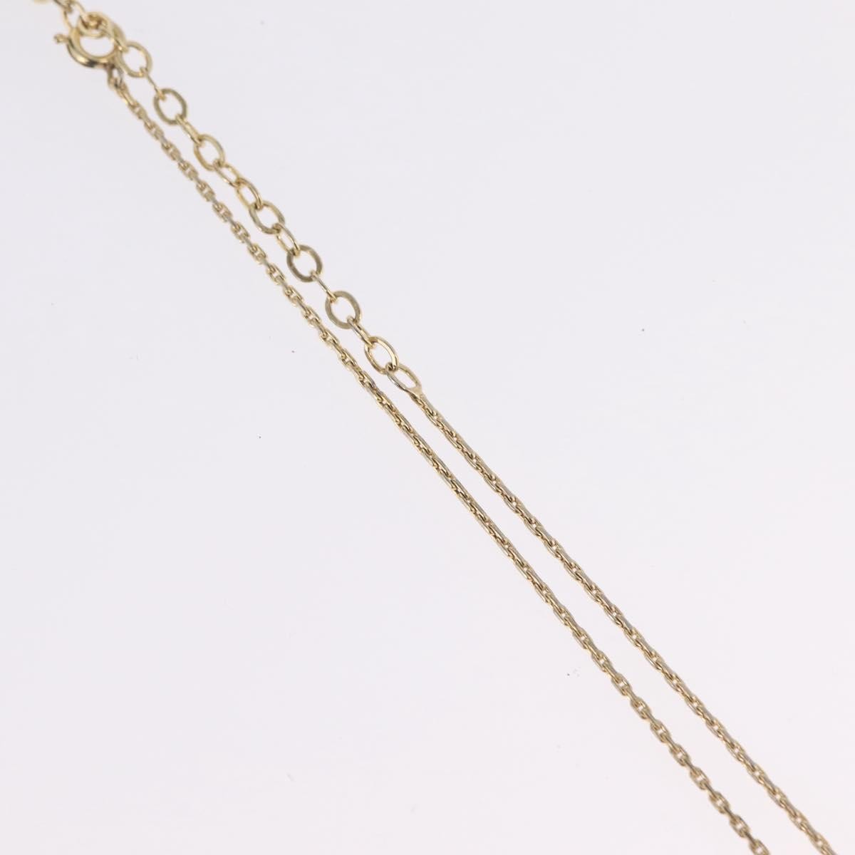 Christian Dior CD Pendant Metal, Gold, Metal, Necklace