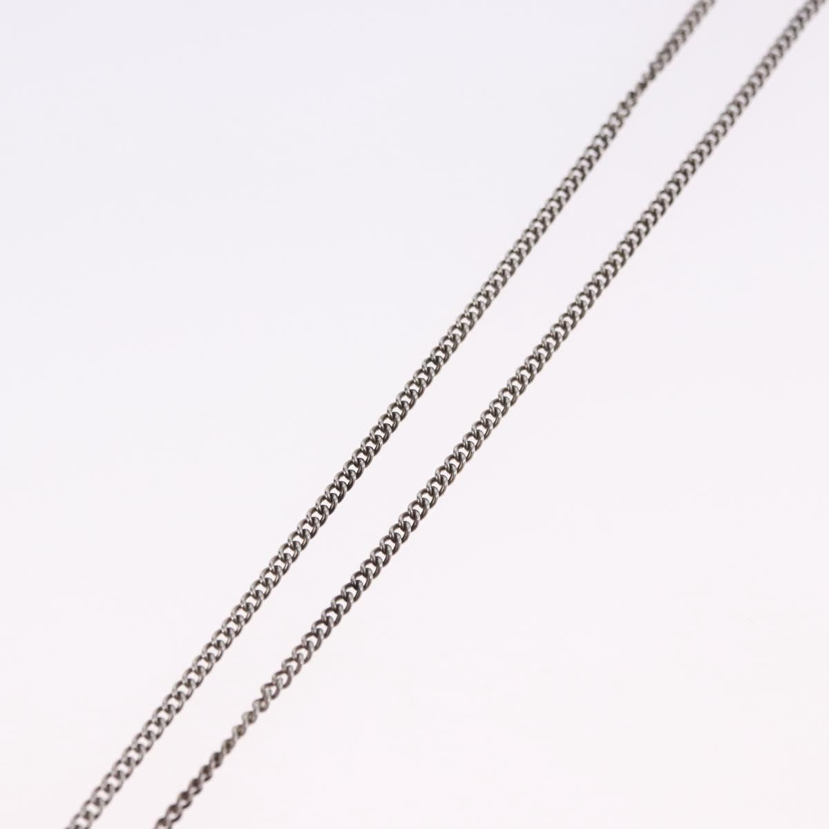 Chanel CC Pearl Drop Pendant Metal with Faux Pearl, Silver, Metal, Necklace