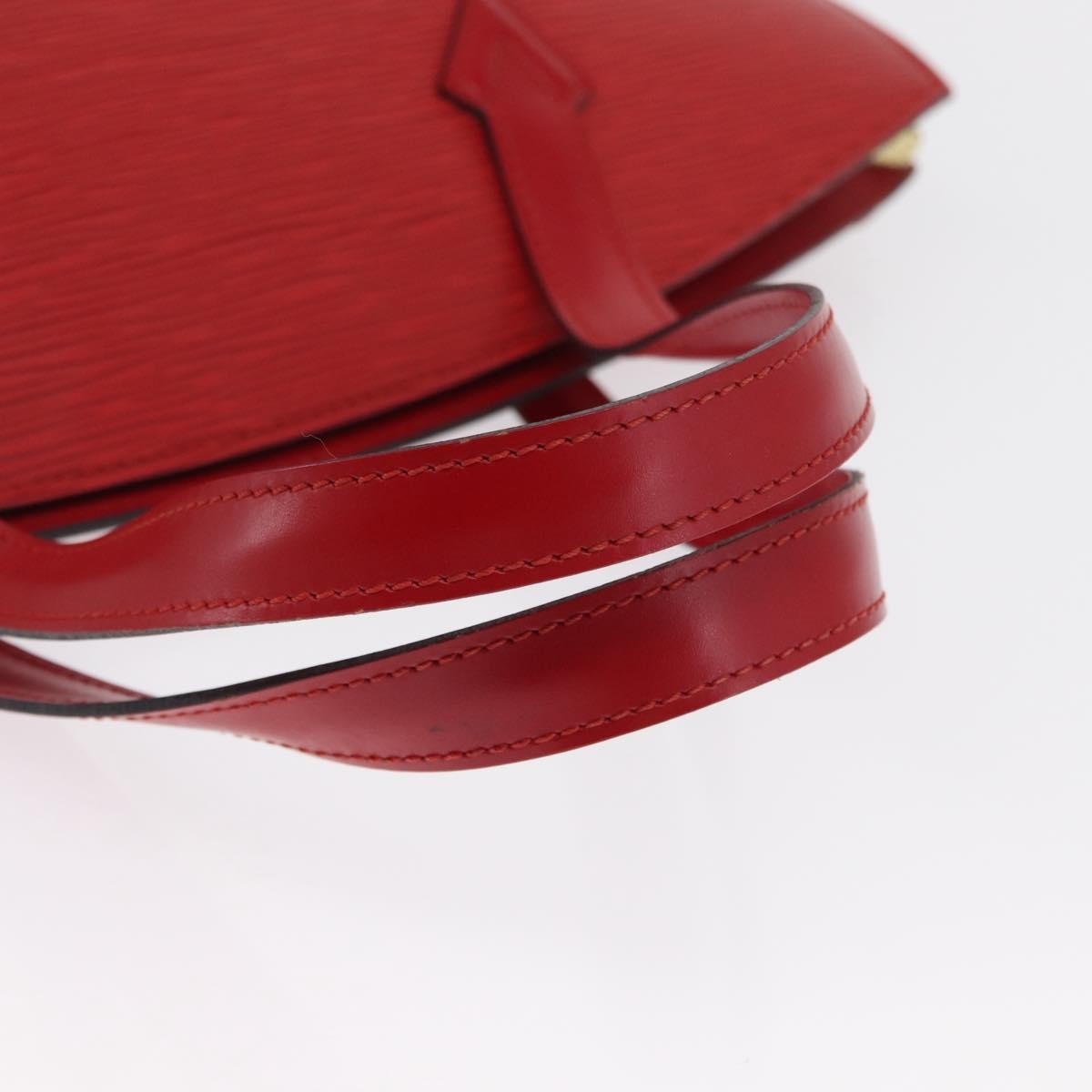 Louis Vuitton Saint Jacques Epi Leather, Red, Leather, Handbag