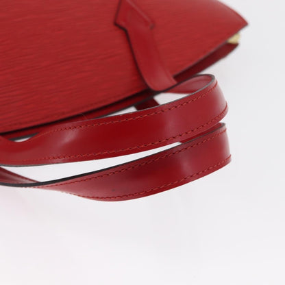 Louis Vuitton Saint Jacques Epi Leather, Red, Leather, Handbag