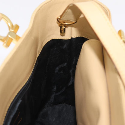 Salvatore Ferragamo Gancini Tote Canvas, Beige, Canvas, Tote Bag