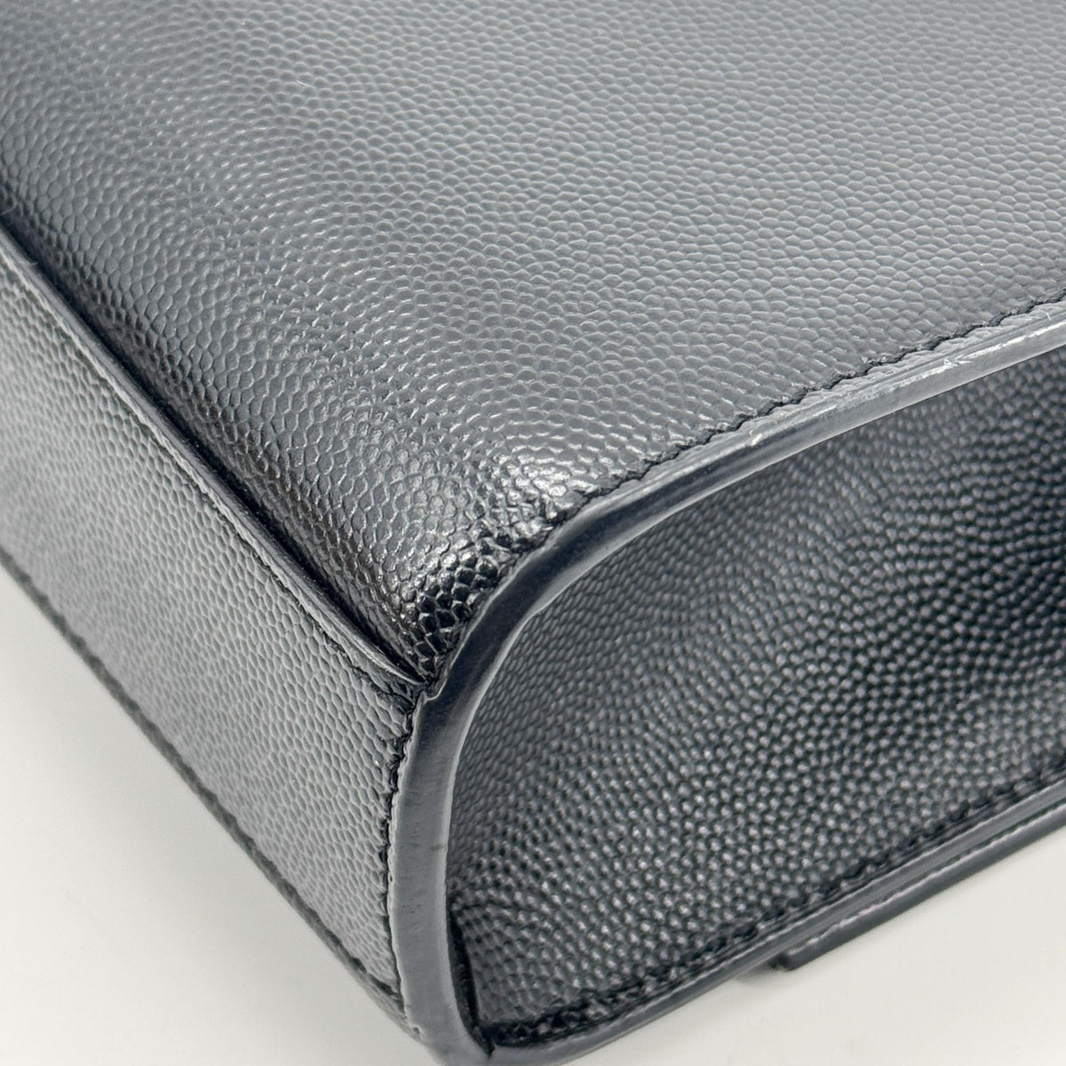 Saint Laurent Classic Monogram Leather, Black, Leather, Crossbody Bag