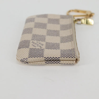 Louis Vuitton Pochette clés NM Canvas, White, Canvas, Wallet