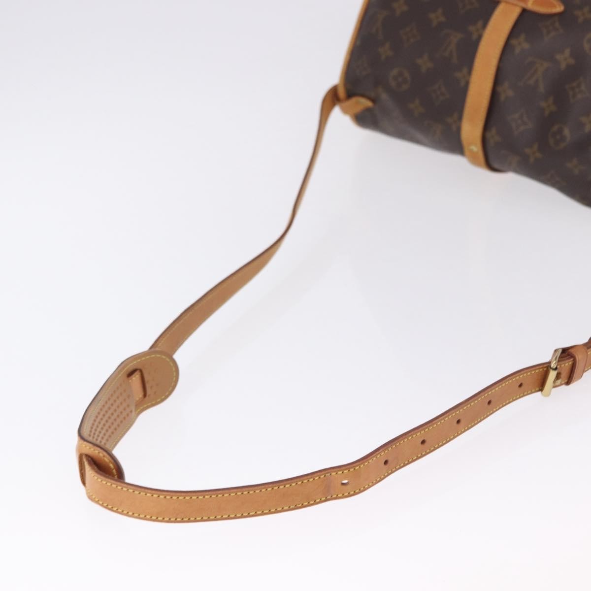 Louis Vuitton Saumur Monogram, Brown, Canvas, Shoulder Bag
