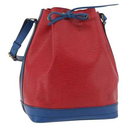 Louis Vuitton Bicolor Noe Epi Leather, Red, Leather, Shoulder Bag