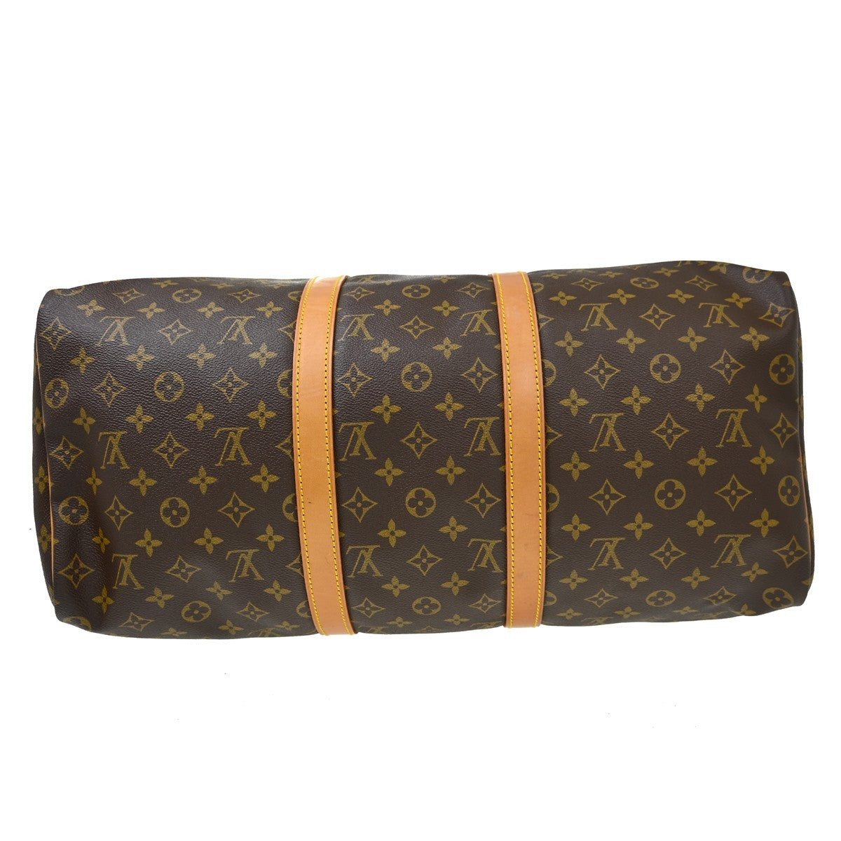 Louis Vuitton Keepall Monogram Canvas, Brown, Canvas, Travel Bag