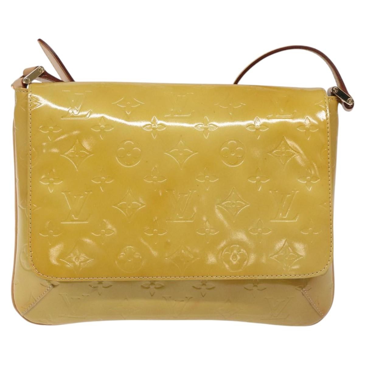 Louis Vuitton Thompson Street Monogram Vernis, Beige, Patent Leather, Shoulder Bag