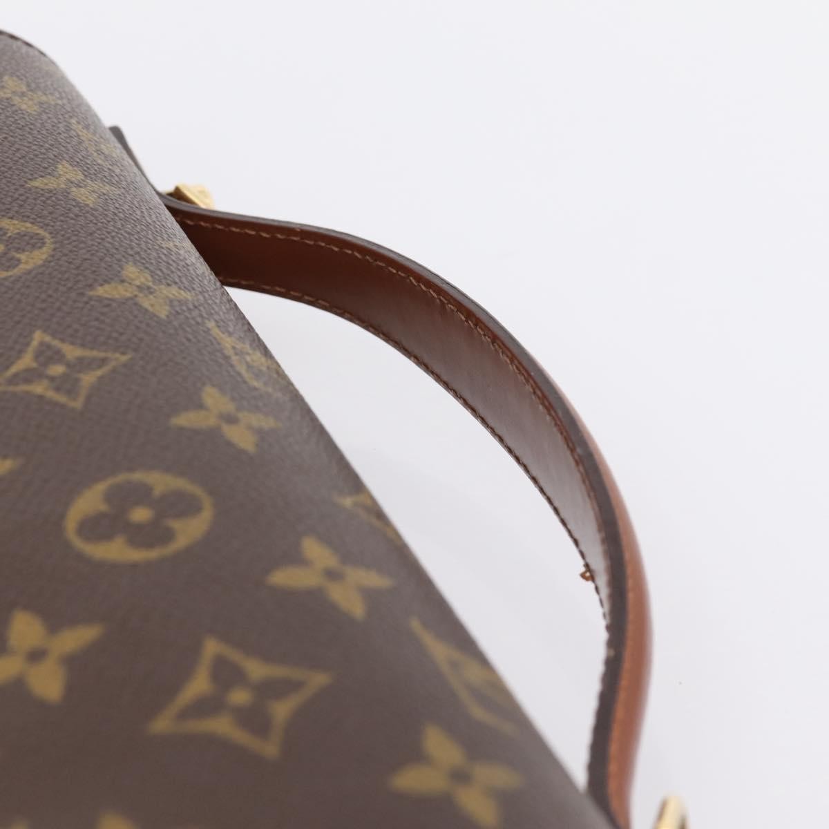 Louis Vuitton Monceau Monogram Canvas, Brown, Canvas, Handbag