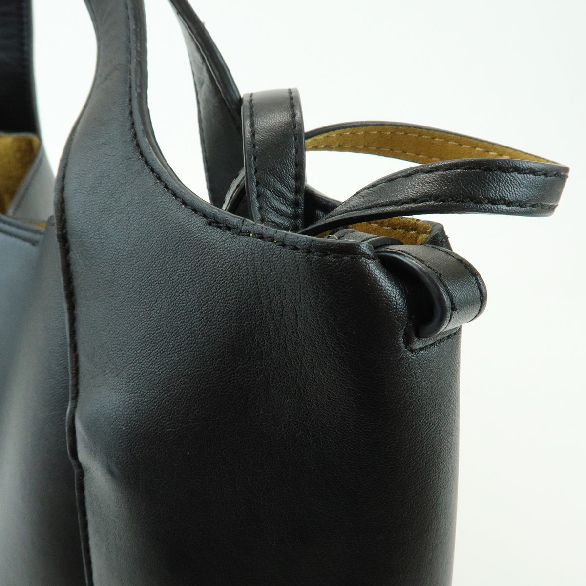 Stella McCartney Alter Faux Leather, Black, Synthetic, Tote Bag