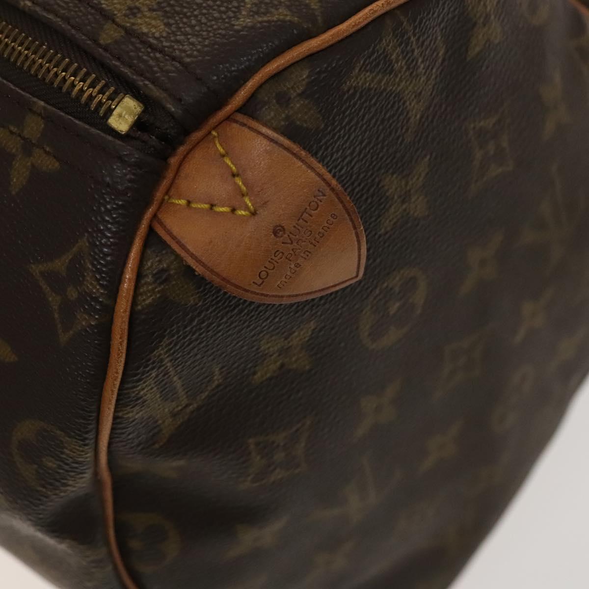 Louis Vuitton Speedy Handbag Monogram Canvas, BROWN, CANVAS, Handbag