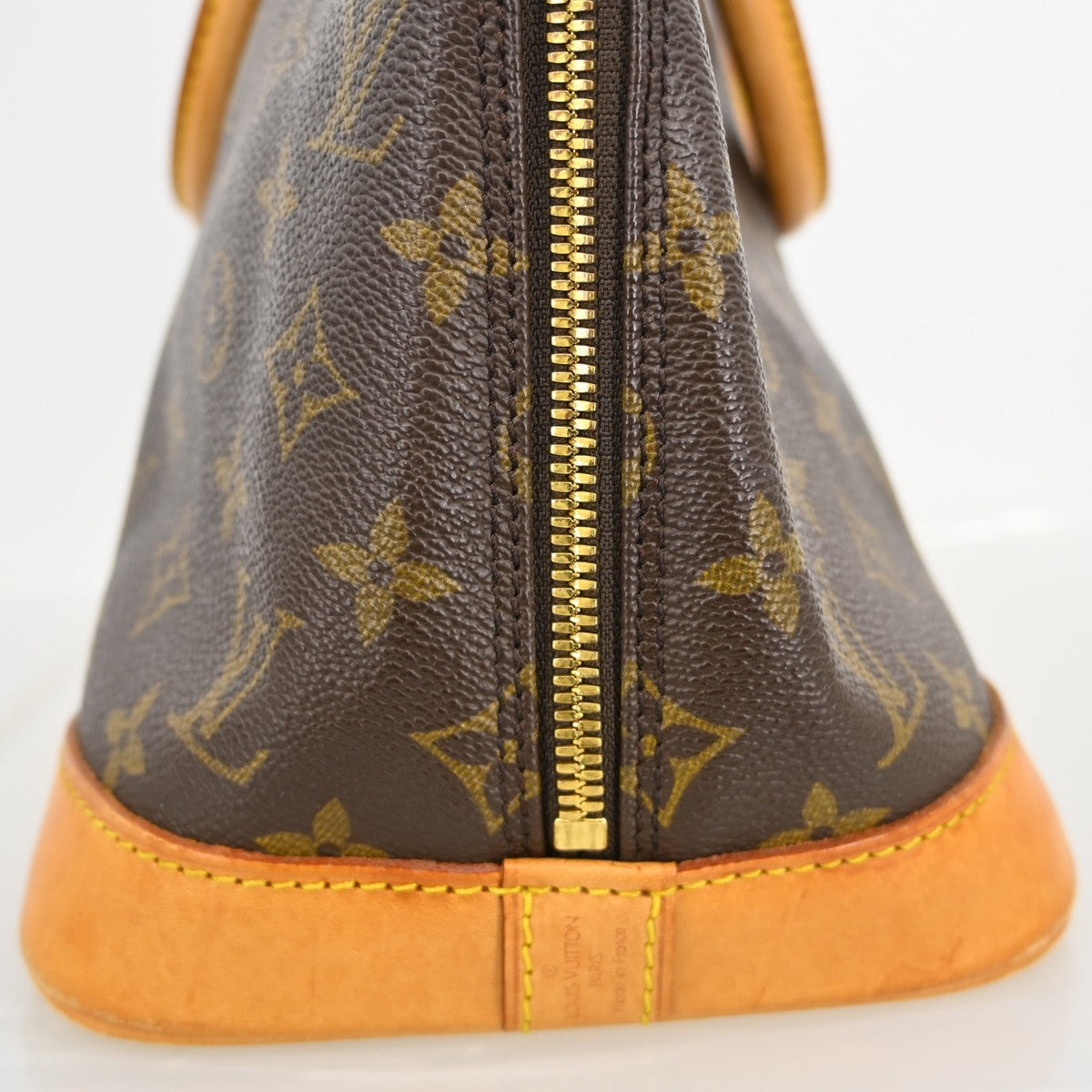 Louis Vuitton Alma Monogram, Brown, Canvas, Handbag