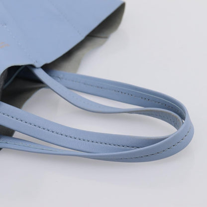 Celine Vertical Bi-Cabas Tote Leather, Blue, Leather, Tote Bag
