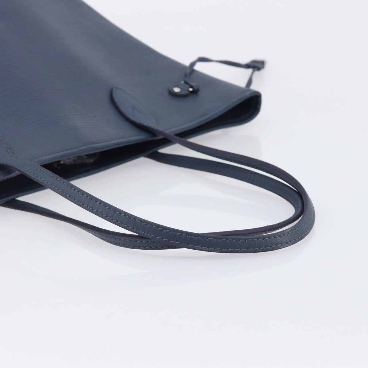 Louis Vuitton Neverfull Epi Leather, Blue, Leather, Tote Bag