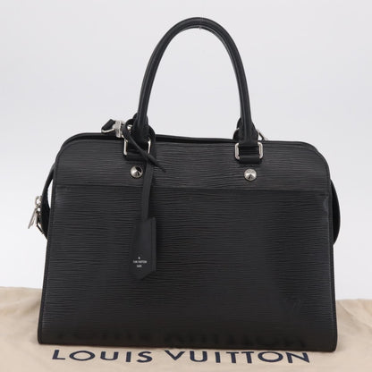 Louis Vuitton Vaneau Epi Leather, Black, Leather, Handbag